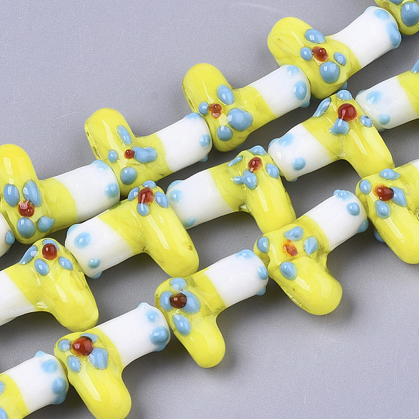PandaHall Handmade Lampwork Beads Strands, Christmas stocking, for Christmas, Yellow, 15~16x14x8~9mm, Hole: 1.8mm, about 30pcs/Strand, 16.93...
PandaHall Handmade Lampwork Beads Strands, Christmas stocking, for Christmas, Yellow, 15~16x14x8~9mm, Hole: 1.8mm, about 30pcs/Strand, 16.93...