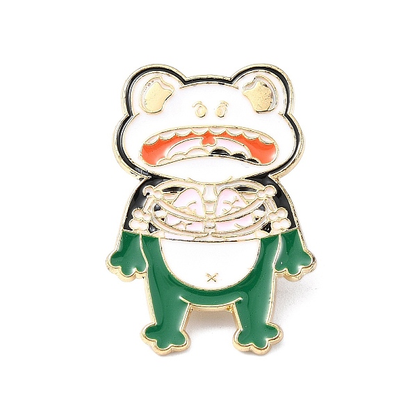 PandaHall Enamel Pin, Golden Alloy Brooches for Backpack Clothes, Cadmium Free & Lead Free, Frog, White, 28x20x1.5mm Alloy+Enamel Frog White
PandaHall Enamel Pin, Golden Alloy Brooches for Backpack Clothes, Cadmium Free & Lead Free, Frog, White, 28x20x1.5mm Alloy+Enamel Frog White