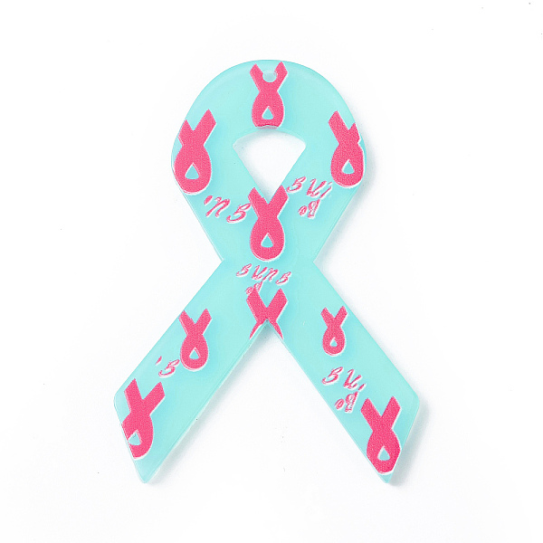 PandaHall Printed Acrylic Big Pendants, Awareness Ribbon Charm, Pale Turquoise, 53x36.5x2.5mm, Hole: 1.6mm Acrylic Awareness Ribbon Blue
PandaHall Printed Acrylic Big Pendants, Awareness Ribbon Charm, Pale Turquoise, 53x36.5x2.5mm, Hole: 1.6mm Acrylic Awareness Ribbon Blue