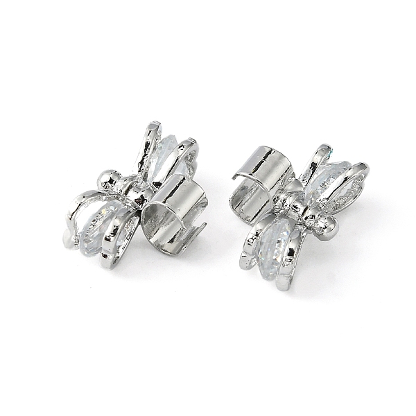 PandaHall Bowknot Alloy Slide Charms, For Hair Band and Hair Tie Decoration, with Cubic Zirconia and Brass Clasps Findings, Platinum..., Clear
PandaHall Bowknot Alloy Slide Charms, For Hair Band and Hair Tie Decoration, with Cubic Zirconia and Brass Clasps Findings, Platinum..., Clear