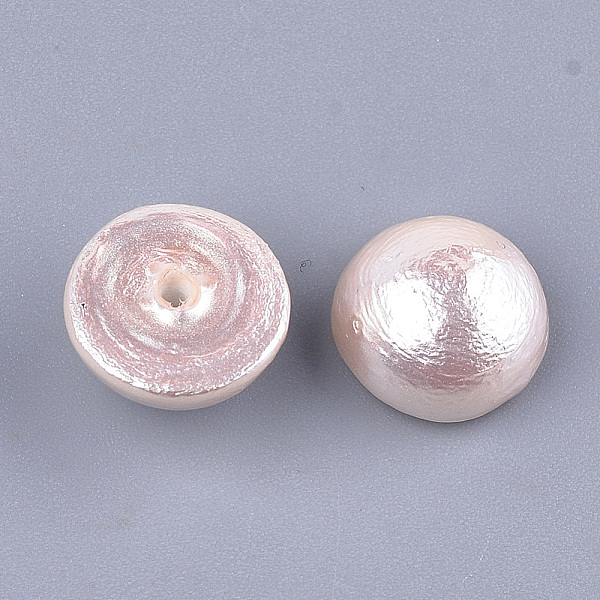 PandaHall Compressed Cotton Pearl Beads, Eco-Friendly, Dyed, Half Drilled, Half Round, Misty Rose, 10~11x6~6.5mm, Half Hole: 1~1.5mm Cotton..., Red
PandaHall Compressed Cotton Pearl Beads, Eco-Friendly, Dyed, Half Drilled, Half Round, Misty Rose, 10~11x6~6.5mm, Half Hole: 1~1.5mm Cotton..., Red