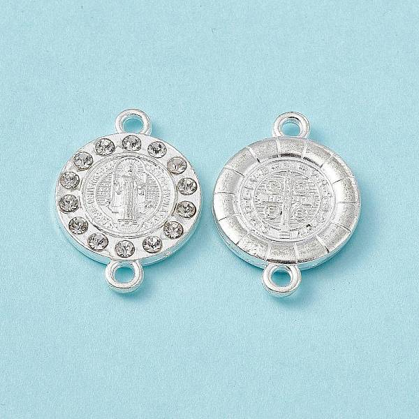 PandaHall Religion Alloy Crystal Rhinestone Connector Charms, Flat Round Links with Saint, Silver, 27x19x3mm, Hole: 2.2mm Alloy+Rhinestone..., Clear
PandaHall Religion Alloy Crystal Rhinestone Connector Charms, Flat Round Links with Saint, Silver, 27x19x3mm, Hole: 2.2mm Alloy+Rhinestone..., Clear