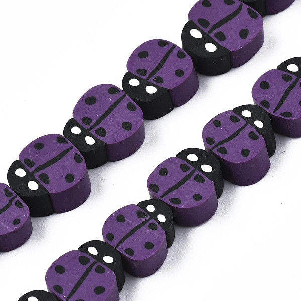PandaHall Handmade Polymer Clay Bead Strands, Ladybug, Purple, 8~12x7.5~10x4~5mm, Hole: 1.5~2mm, about 38~40pcs/strand, 14.17 inch~15.35...
PandaHall Handmade Polymer Clay Bead Strands, Ladybug, Purple, 8~12x7.5~10x4~5mm, Hole: 1.5~2mm, about 38~40pcs/strand, 14.17 inch~15.35...