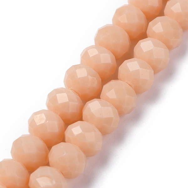 PandaHall Handmade Glass Beads, Faceted Rondelle, for DIY Crafting, Tan, 8x6mm, Hole: 1mm, about 70pcs/strand, 15.5 inch Glass Rondelle..., Orange
PandaHall Handmade Glass Beads, Faceted Rondelle, for DIY Crafting, Tan, 8x6mm, Hole: 1mm, about 70pcs/strand, 15.5 inch Glass Rondelle..., Orange