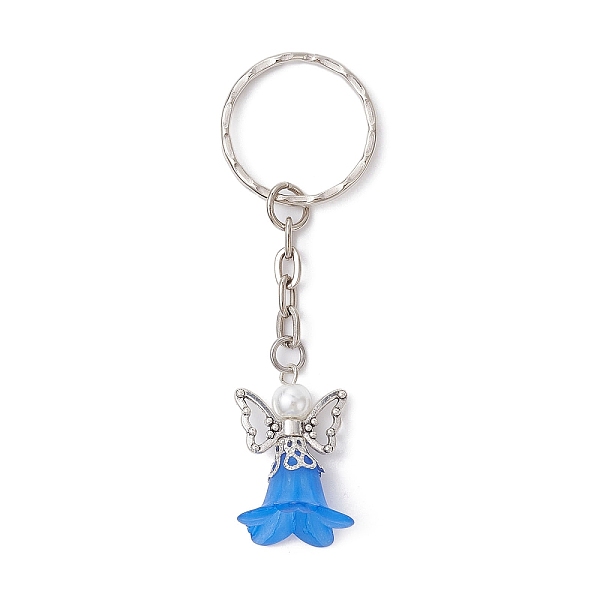 PandaHall Angel Acrylic & Alloy Pendant Keychain, with Iron Split Key Rings, Blue, 7.8cm Acrylic Angel & Fairy Blue
PandaHall Angel Acrylic & Alloy Pendant Keychain, with Iron Split Key Rings, Blue, 7.8cm Acrylic Angel & Fairy Blue