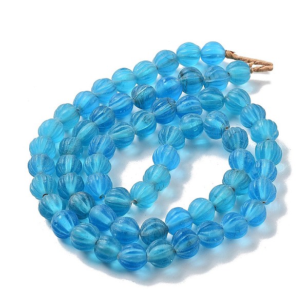 PandaHall Handmade Nepalese Lampwork Beads, Pumpkin, Deep Sky Blue, 10.5x9.5mm, Hole: 1.5mm, about 64pcs/strand, 25.79''(65.5cm) Lampwork...
PandaHall Handmade Nepalese Lampwork Beads, Pumpkin, Deep Sky Blue, 10.5x9.5mm, Hole: 1.5mm, about 64pcs/strand, 25.79''(65.5cm) Lampwork...