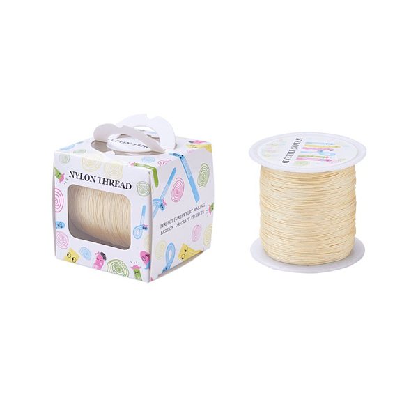 PandaHall Nylon Thread, Lemon Chiffon, 0.5mm, about 147.64yards/roll(135m/roll) Nylon Yellow
PandaHall Nylon Thread, Lemon Chiffon, 0.5mm, about 147.64yards/roll(135m/roll) Nylon Yellow