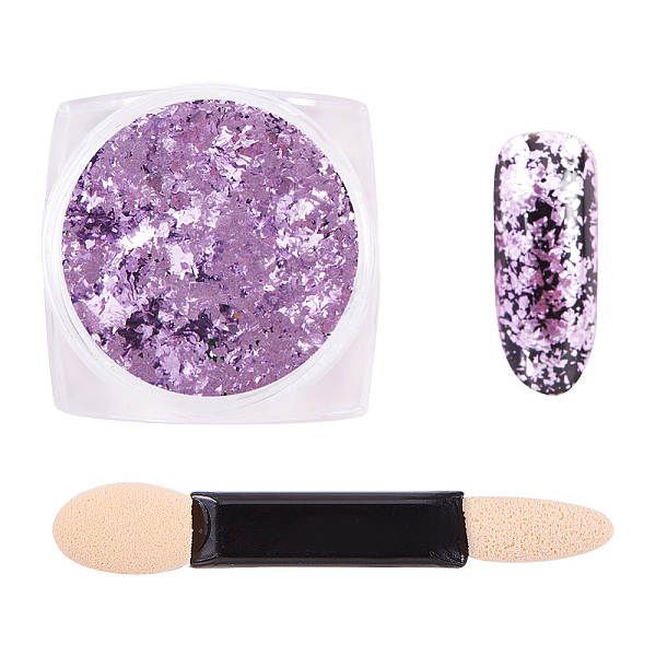 PandaHall Nail Art Glitter Flakes, Foil Flake Nail Art Pigment Dust Chrome Powder, with One Brush, Plum, 30x30x17mm, about 0.3g/box Plastic..., Purple
PandaHall Nail Art Glitter Flakes, Foil Flake Nail Art Pigment Dust Chrome Powder, with One Brush, Plum, 30x30x17mm, about 0.3g/box Plastic..., Purple