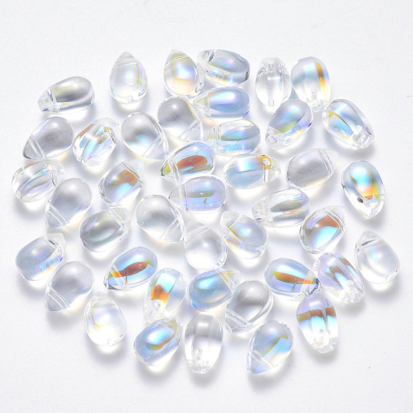 PandaHall Transparent Spray Painted Glass Charms, AB Color Plated, Teardrop, Light Grey, 9x6x6mm, Hole: 1mm Glass Teardrop Gray
PandaHall Transparent Spray Painted Glass Charms, AB Color Plated, Teardrop, Light Grey, 9x6x6mm, Hole: 1mm Glass Teardrop Gray