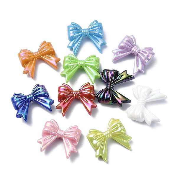 PandaHall Opaque Acrylic Beads, AB Color, Bowknot, Mixed Color, 32x36.5x11.5mm, Hole: 2.8mm Acrylic Bowknot Multicolor
PandaHall Opaque Acrylic Beads, AB Color, Bowknot, Mixed Color, 32x36.5x11.5mm, Hole: 2.8mm Acrylic Bowknot Multicolor