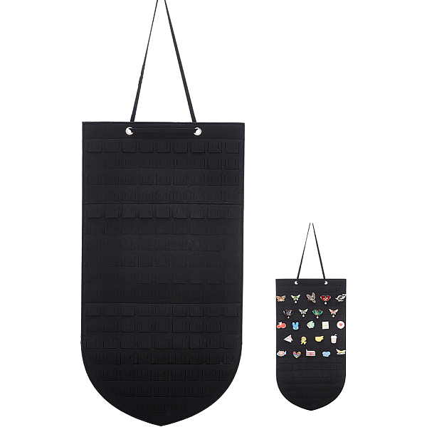 PandaHall Felt Wall-Mounted Jewelry Hanging Rolls, for Brooch Organizer Holder, Black, 95cm, hangling Roll: 65.5x35x0.4cm Fibre Rectangle...
PandaHall Felt Wall-Mounted Jewelry Hanging Rolls, for Brooch Organizer Holder, Black, 95cm, hangling Roll: 65.5x35x0.4cm Fibre Rectangle...