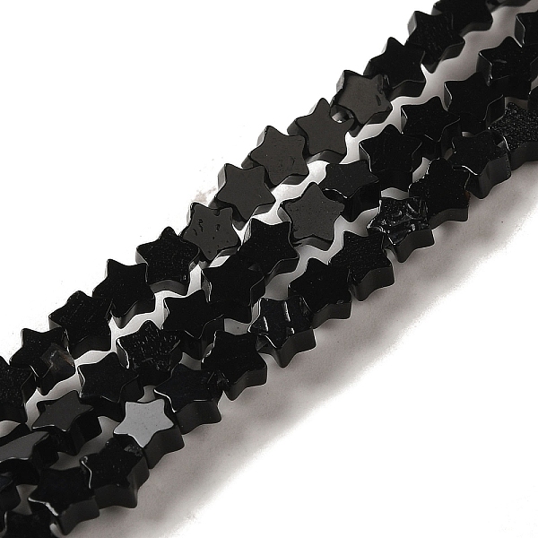 PandaHall Natural Black Onyx(Dyed & Heated) Beads Strands, Star, 4x4.5x2mm, Hole: 0.8mm, about 102pcs/strand, 15.35 inch(39cm) Black Onyx...
PandaHall Natural Black Onyx(Dyed & Heated) Beads Strands, Star, 4x4.5x2mm, Hole: 0.8mm, about 102pcs/strand, 15.35 inch(39cm) Black Onyx...