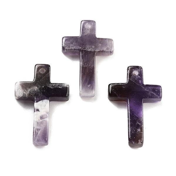 PandaHall Natural Amethyst Pendants, Cross Charms, 30.5x20x6mm, Hole: 1.4mm Amethyst Cross
PandaHall Natural Amethyst Pendants, Cross Charms, 30.5x20x6mm, Hole: 1.4mm Amethyst Cross