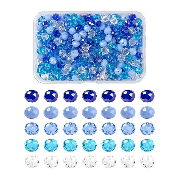 PandaHall 500Pcs 5Colors Electroplate Glass Beads, AB Color Plated, Faceted Rondelle, Clear & Light Steel Blue & Blue & Light Sky Blue &...
PandaHall 500Pcs 5Colors Electroplate Glass Beads, AB Color Plated, Faceted Rondelle, Clear & Light Steel Blue & Blue & Light Sky Blue &...