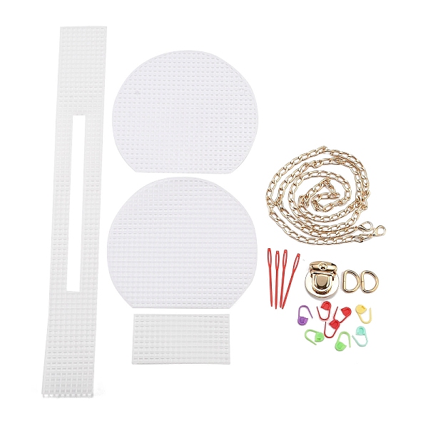 PandaHall DIY Shell Shaped Plastic Knitting Crochet Bag Making Kits, Handmade Crossbody Bags, Mixed Color, 11~44.7x5.5~17.7x0.15cm..., Multicolor
PandaHall DIY Shell Shaped Plastic Knitting Crochet Bag Making Kits, Handmade Crossbody Bags, Mixed Color, 11~44.7x5.5~17.7x0.15cm..., Multicolor