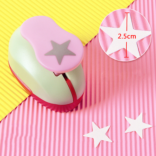 PandaHall Plastic Paper Craft Hole Punches, Paper Puncher for DIY Paper Cutter Crafts & Scrapbooking, Random Color, Star Pattern, 70x40x60mm...
PandaHall Plastic Paper Craft Hole Punches, Paper Puncher for DIY Paper Cutter Crafts & Scrapbooking, Random Color, Star Pattern, 70x40x60mm...
