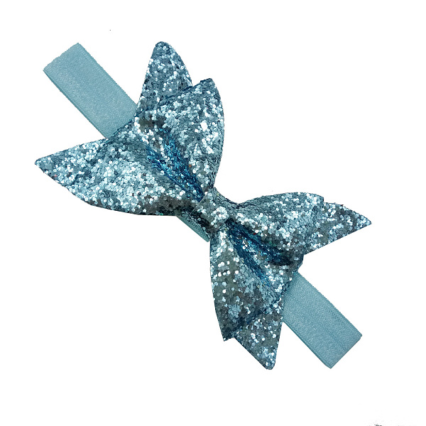 PandaHall Elastic Baby Headbands for Girls, Hair Accessories, with Cloth Bowknot, Glitter Powder, Sky Blue, 11 inch(280mm) Cloth Blue
PandaHall Elastic Baby Headbands for Girls, Hair Accessories, with Cloth Bowknot, Glitter Powder, Sky Blue, 11 inch(280mm) Cloth Blue