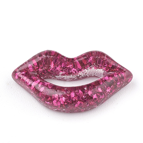 PandaHall Resin Cabochons, with Glitter Powder, Lip, Medium Violet Red, 17x9x3.5mm Resin Lip Red
PandaHall Resin Cabochons, with Glitter Powder, Lip, Medium Violet Red, 17x9x3.5mm Resin Lip Red