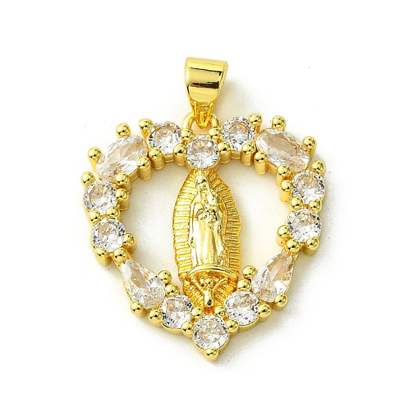 PandaHall Brass Micro Pave Clear Cubic Zirconia Pendants, Real 18K Gold Plated, Heart, 23x21x3mm, Hole: 4x3mm Brass+Cubic Zirconia Heart...
PandaHall Brass Micro Pave Clear Cubic Zirconia Pendants, Real 18K Gold Plated, Heart, 23x21x3mm, Hole: 4x3mm Brass+Cubic Zirconia Heart...