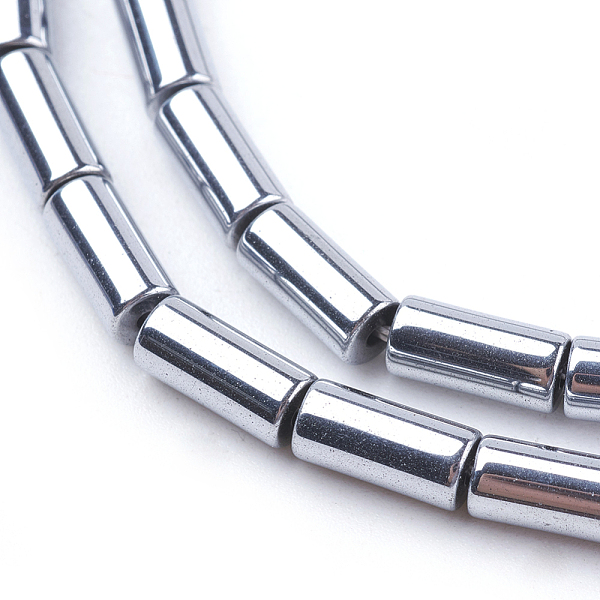 PandaHall Electroplated Non-magnetic Synthetic Hematite Bead Strand, Column, Platinum Plated, 7~8x3.5~4mm, Hole: 1mm, about 52pcs/strand...
PandaHall Electroplated Non-magnetic Synthetic Hematite Bead Strand, Column, Platinum Plated, 7~8x3.5~4mm, Hole: 1mm, about 52pcs/strand...