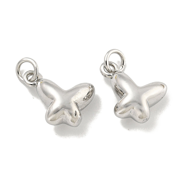 PandaHall Brass Charms, with Jump Rings, Cadmium Free & Lead Free, Long-Lasting Plated, Butterfly, Platinum, 14.5x12x6mm, Hole: 3mm Brass...
PandaHall Brass Charms, with Jump Rings, Cadmium Free & Lead Free, Long-Lasting Plated, Butterfly, Platinum, 14.5x12x6mm, Hole: 3mm Brass...