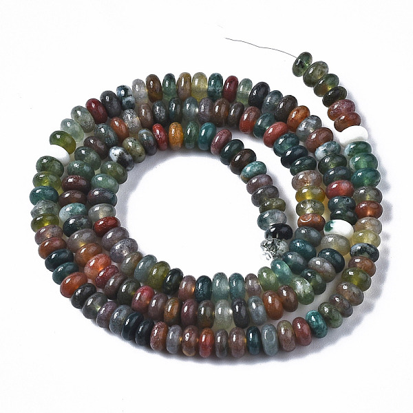 PandaHall Natural Indian Agate Beads Strands, Rondelle, 4~5x2mm, Hole: 0.8mm, about 163~169pcs/strand, 14.96~15.35 inch(38~39cm) Indian...
PandaHall Natural Indian Agate Beads Strands, Rondelle, 4~5x2mm, Hole: 0.8mm, about 163~169pcs/strand, 14.96~15.35 inch(38~39cm) Indian...