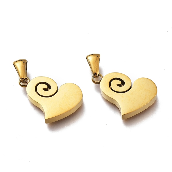 PandaHall Ion Plating(IP) 304 Stainless Steel Pendants, Manual Polishing, Heart, Golden, 20x14x3.5mm, Hole: 6x2.5mm 304 Stainless Steel...
PandaHall Ion Plating(IP) 304 Stainless Steel Pendants, Manual Polishing, Heart, Golden, 20x14x3.5mm, Hole: 6x2.5mm 304 Stainless Steel...