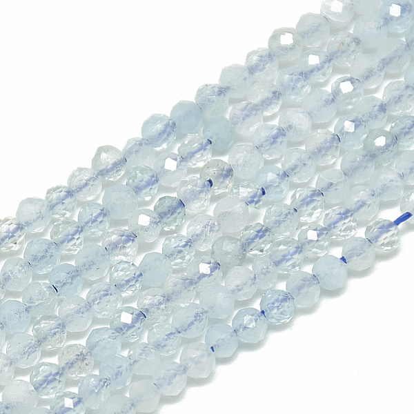 PandaHall Natural Aquamarine Beads Strands, Faceted, Round, 2~2.5mm, Hole: 0.3mm, about 177pcs/strand, 14.9 inch Aquamarine Round
PandaHall Natural Aquamarine Beads Strands, Faceted, Round, 2~2.5mm, Hole: 0.3mm, about 177pcs/strand, 14.9 inch Aquamarine Round