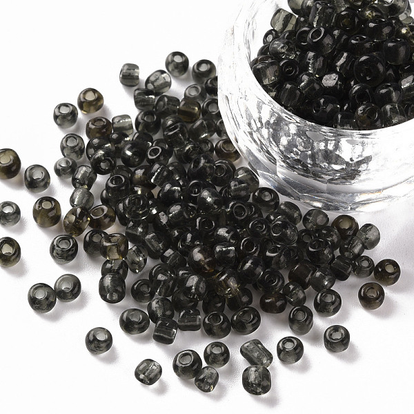 PandaHall Glass Seed Beads, Transparent, Round, Gray, 6/0, 4mm, Hole: 1.5mm, about 4500 beads/pound Glass Gray
PandaHall Glass Seed Beads, Transparent, Round, Gray, 6/0, 4mm, Hole: 1.5mm, about 4500 beads/pound Glass Gray