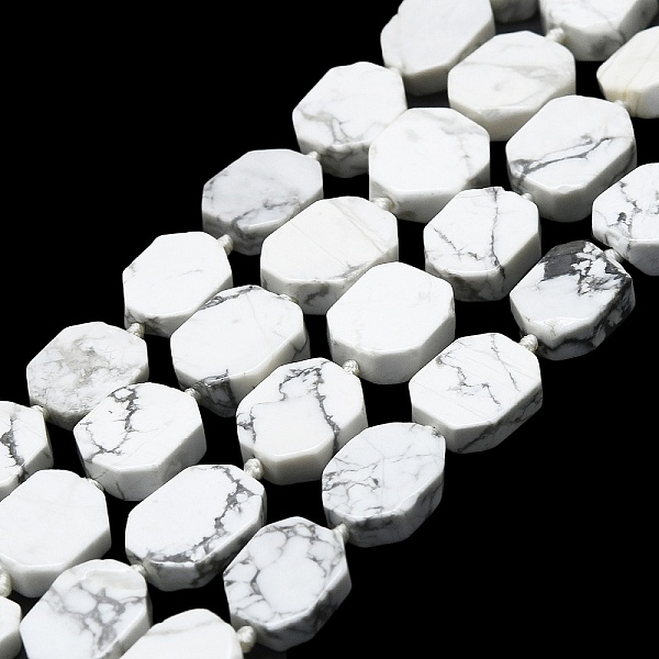 PandaHall Natural Howlite Beads Strands, Rectangle, 13~15x10~12x4~6mm, Hole: 1mm, about 25pcs/strand, 16.34 inch(41.5cm) Howlite Rectangle
PandaHall Natural Howlite Beads Strands, Rectangle, 13~15x10~12x4~6mm, Hole: 1mm, about 25pcs/strand, 16.34 inch(41.5cm) Howlite Rectangle