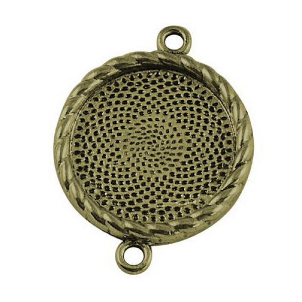 PandaHall Zinc Alloy Cabochon Connector Settings, DIY Findings for Jewelry Making, Flat Round, Antique Bronze, Cadmium Free & Nickel Free &...
PandaHall Zinc Alloy Cabochon Connector Settings, DIY Findings for Jewelry Making, Flat Round, Antique Bronze, Cadmium Free & Nickel Free &...