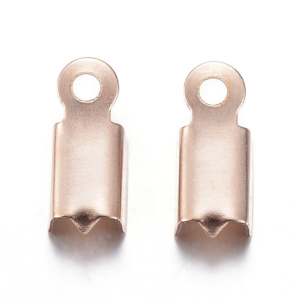 PandaHall Ion Plating(IP) 304 Stainless Steel Folding Crimp Ends, Fold Over Crimp Cord Ends, Rose Gold, 10x4x3mm, Hole: 1mm, Inner Diameter...
PandaHall Ion Plating(IP) 304 Stainless Steel Folding Crimp Ends, Fold Over Crimp Cord Ends, Rose Gold, 10x4x3mm, Hole: 1mm, Inner Diameter...
