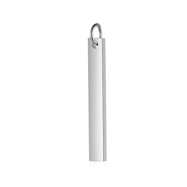 PandaHall 201 Stainless Steel Pendants, Rectangle, Stamping Blank Tag, Stainless Steel Color, 20x3x1.5mm, Hole: 3mm 201 Stainless Steel...
PandaHall 201 Stainless Steel Pendants, Rectangle, Stamping Blank Tag, Stainless Steel Color, 20x3x1.5mm, Hole: 3mm 201 Stainless Steel...