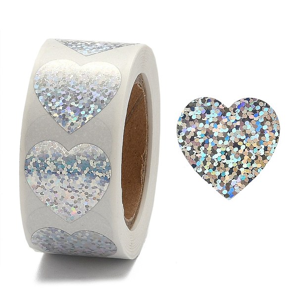 PandaHall Heart Shaped Laser Stickers Roll, Valentine's Day Sticker Adhesive Label, for Decoration Wedding Party Accessories, Silver...
PandaHall Heart Shaped Laser Stickers Roll, Valentine's Day Sticker Adhesive Label, for Decoration Wedding Party Accessories, Silver...
