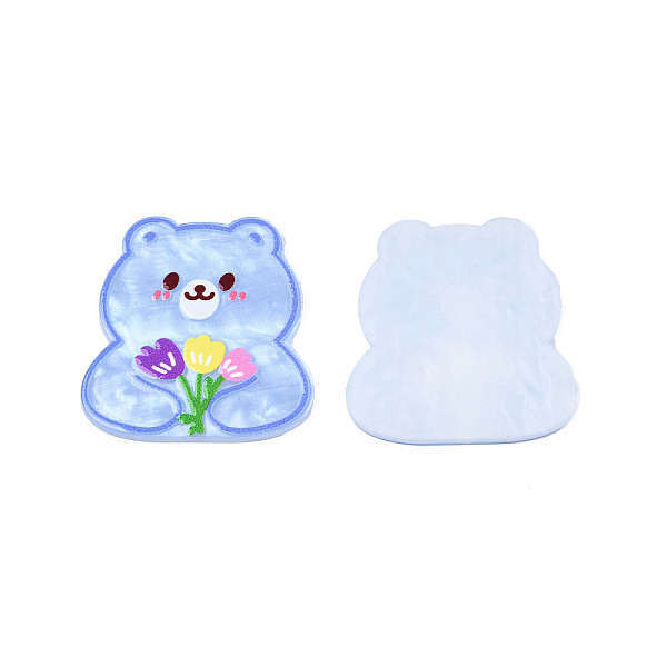 PandaHall Printed Acrylic Cabochons, Bear, Cornflower Blue, 37.5x35x2mm Acrylic Bear
PandaHall Printed Acrylic Cabochons, Bear, Cornflower Blue, 37.5x35x2mm Acrylic Bear
