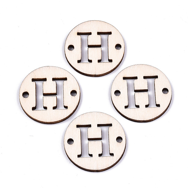 PandaHall Unfinished Natural Poplar Wood Links Connectors, Laser Cut, Flat Round with Word, Letter.H, 29.5x2.5mm, Hole: 2.5mm Wood Letter H
PandaHall Unfinished Natural Poplar Wood Links Connectors, Laser Cut, Flat Round with Word, Letter.H, 29.5x2.5mm, Hole: 2.5mm Wood Letter H