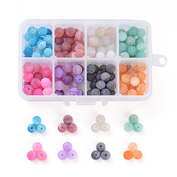 PandaHall Natural Weathered Agate Beads, Dyed, Frosted, Round, Mixed Color, 8mm, Hole: 1mm, 8colors, 20pcs/color, 160pcs/box Weathered Agate..., Multicolor
PandaHall Natural Weathered Agate Beads, Dyed, Frosted, Round, Mixed Color, 8mm, Hole: 1mm, 8colors, 20pcs/color, 160pcs/box Weathered Agate..., Multicolor