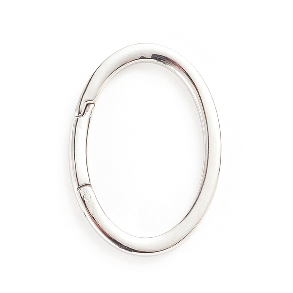 PandaHall 304 Stainless Steel Spring Gate Rings, Oval Rings, Stainless Steel Color, 9 Gauge, 35x25x3mm, Inner Diameter: 29x19mm 304...
PandaHall 304 Stainless Steel Spring Gate Rings, Oval Rings, Stainless Steel Color, 9 Gauge, 35x25x3mm, Inner Diameter: 29x19mm 304...