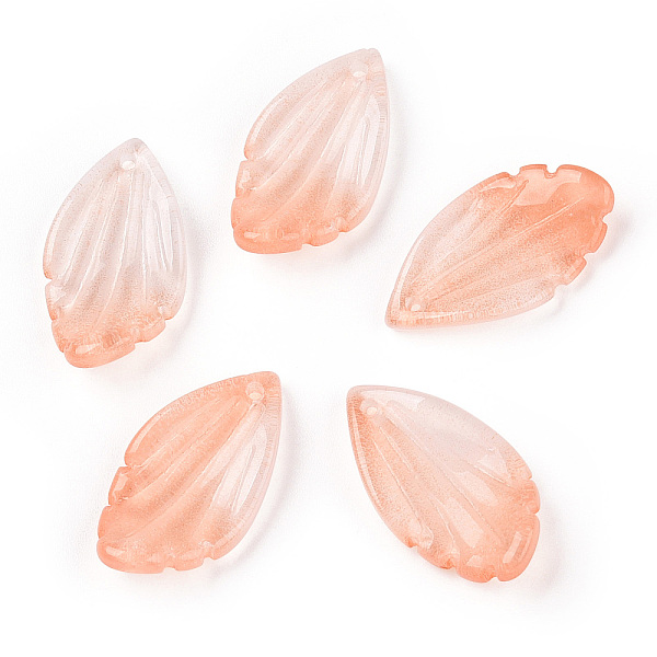 PandaHall Baking Painted Transparent Glass Petal Beads, Flower-de-luce, Light Salmon, 22.5x12x4.5mm, Hole: 1~1.2mm, about 980~1000pcs/set...
PandaHall Baking Painted Transparent Glass Petal Beads, Flower-de-luce, Light Salmon, 22.5x12x4.5mm, Hole: 1~1.2mm, about 980~1000pcs/set...
