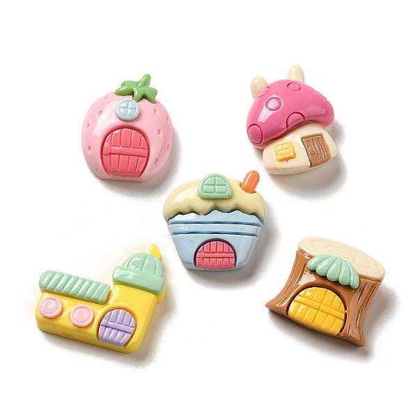 PandaHall House Theme Opaque Cartoon Resin Decoden Cabochons, Strawberry & Tree Stump & Mushroom, Mixed Shapes , Mixed Color..., Multicolor
PandaHall House Theme Opaque Cartoon Resin Decoden Cabochons, Strawberry & Tree Stump & Mushroom, Mixed Shapes , Mixed Color..., Multicolor