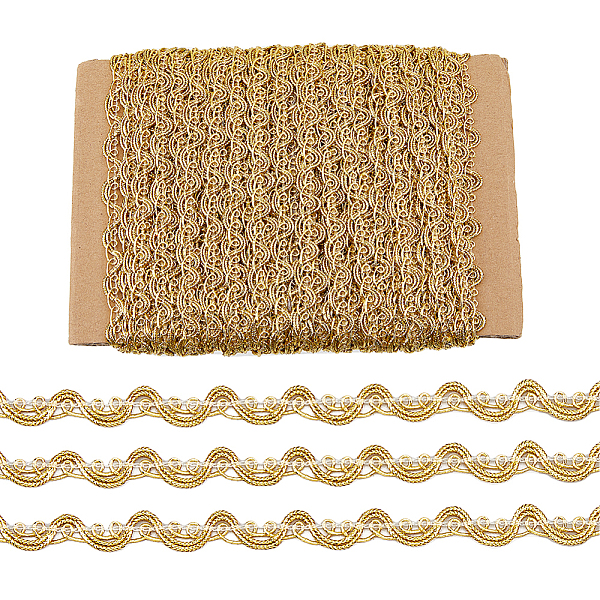 PandaHall HOBBIESAY Polyester Ribbon Gimp Braid Trim Gold Edge Woven Braid Trim Wave Trimming Braided Ricrac Ribbon Decoration Braided...
PandaHall HOBBIESAY Polyester Ribbon Gimp Braid Trim Gold Edge Woven Braid Trim Wave Trimming Braided Ricrac Ribbon Decoration Braided...
