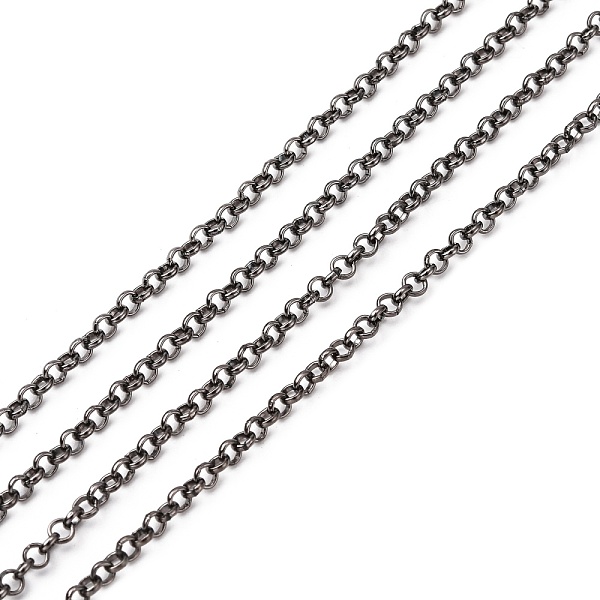 PandaHall Iron Rolo Chains, Round, Belcher Chain, with Spool, Unwelded, Lead Free, Gunmetal, 3x1mm Iron
PandaHall Iron Rolo Chains, Round, Belcher Chain, with Spool, Unwelded, Lead Free, Gunmetal, 3x1mm Iron