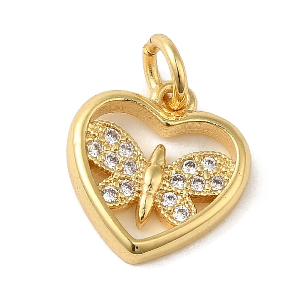 PandaHall Brass Micro Pave Clear Cubic Zirconia Pendants, Heart, Real 18K Gold Plated, 12.5x11.5x2mm, Hole: 3.2mm Brass+Cubic Zirconia Heart...
PandaHall Brass Micro Pave Clear Cubic Zirconia Pendants, Heart, Real 18K Gold Plated, 12.5x11.5x2mm, Hole: 3.2mm Brass+Cubic Zirconia Heart...