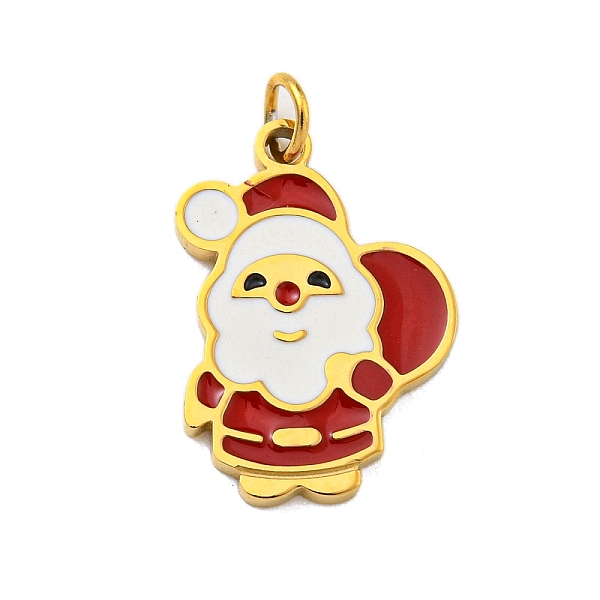 PandaHall Christmas Theme Ion Plating(IP) 304 Stainless Steel Pendants, with Enamel and Jump Ring, Golden, Santa Claus, 17x12x1mm, Hole...
PandaHall Christmas Theme Ion Plating(IP) 304 Stainless Steel Pendants, with Enamel and Jump Ring, Golden, Santa Claus, 17x12x1mm, Hole...