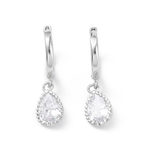 PandaHall Teardrop Rack Plating Brass Cubic Zirconia Hoop Earrings, Long-Lasting Plated Dangle Earrings for Women, Lead Free & Cadmium Free..., Clear
PandaHall Teardrop Rack Plating Brass Cubic Zirconia Hoop Earrings, Long-Lasting Plated Dangle Earrings for Women, Lead Free & Cadmium Free..., Clear
