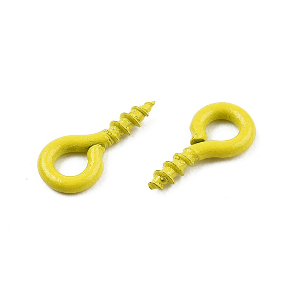 PandaHall Spray Painted Iron Screw Eye Pin Peg Bails, For Half Drilled Beads, Cadmium Free & Nickel Free & Lead Free, Yellow, 8x4x1mm, Hole...
PandaHall Spray Painted Iron Screw Eye Pin Peg Bails, For Half Drilled Beads, Cadmium Free & Nickel Free & Lead Free, Yellow, 8x4x1mm, Hole...