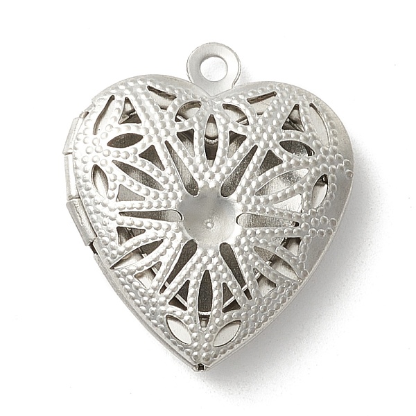 PandaHall 304 Stainless Steel Diffuser Locket Pendants, Photo Frame Pendants for Necklaces, Hollow Heart, Stainless Steel Color...
PandaHall 304 Stainless Steel Diffuser Locket Pendants, Photo Frame Pendants for Necklaces, Hollow Heart, Stainless Steel Color...