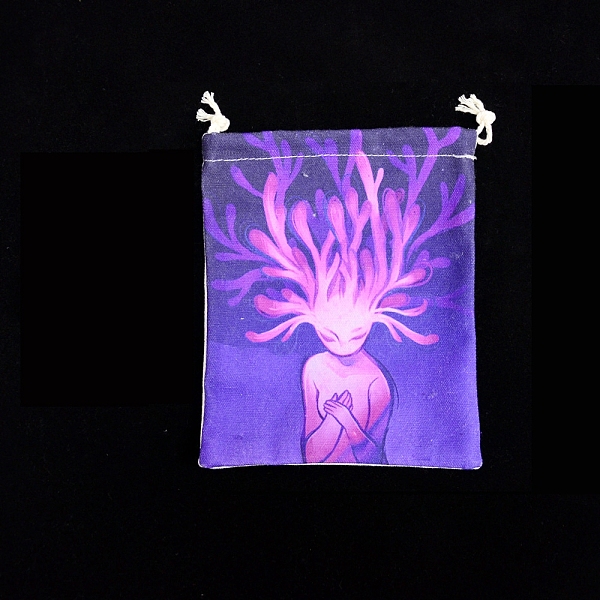 PandaHall Tarot Card Storage Bag, Cloth Drawstring Bags, for Witchcraft Wiccan Altar Supplies, Rectangle, Human, 160~165x135mm Cloth Human
PandaHall Tarot Card Storage Bag, Cloth Drawstring Bags, for Witchcraft Wiccan Altar Supplies, Rectangle, Human, 160~165x135mm Cloth Human