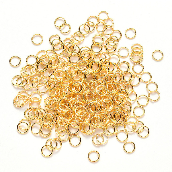 PandaHall Brass Jump Rings, Cadmium Free & Lead Free, Open Jump Rings, Golden, 24 Gauge, 4x0.5mm, Inner Diameter: 3mm, about 25000pcs/500g...
PandaHall Brass Jump Rings, Cadmium Free & Lead Free, Open Jump Rings, Golden, 24 Gauge, 4x0.5mm, Inner Diameter: 3mm, about 25000pcs/500g...