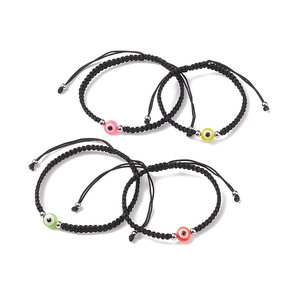 PandaHall 2Pcs 2 Style Resin Evil Eye Braided Bead Bracelets Set, Black Couple Adjustable Bracelets for Parent and Child, Mixed Color, Inner..., Multicolor
PandaHall 2Pcs 2 Style Resin Evil Eye Braided Bead Bracelets Set, Black Couple Adjustable Bracelets for Parent and Child, Mixed Color, Inner..., Multicolor